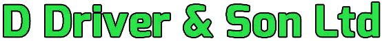 Plant hire firm | D Driver & Son Ltd